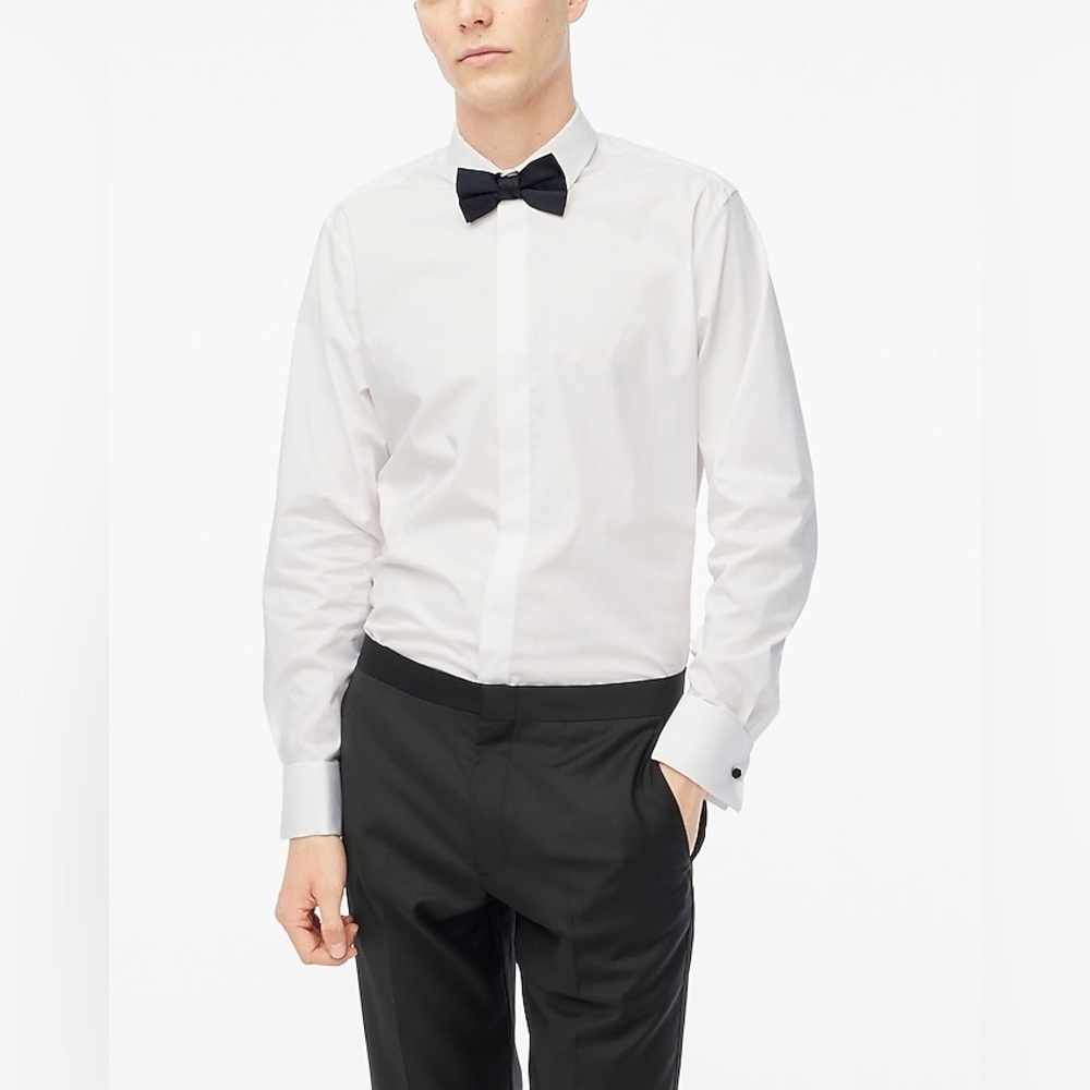 J Crew Thompson tuxedo shirt CA998